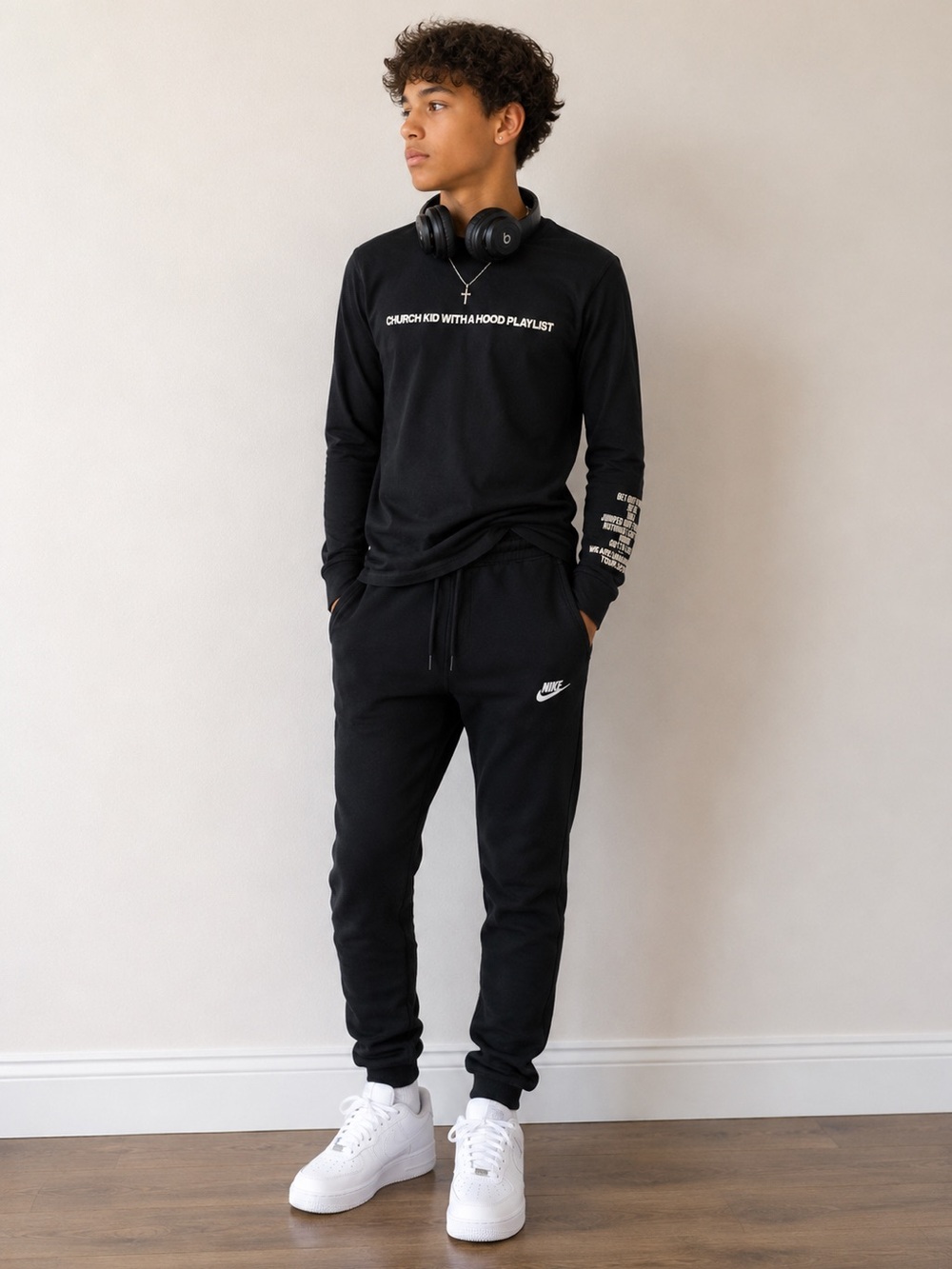 Church Kid With a Hood Playlist Free Chase Tour 2022 Tee Small